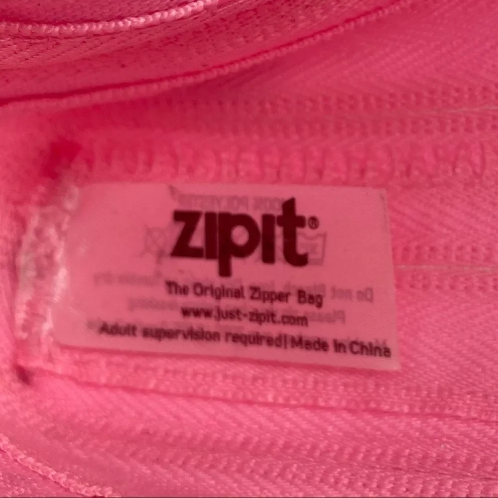 Zipit pink bunny zipper cosmetics case